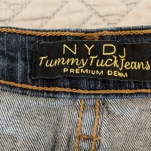 NYDJ Jeans Women's Size 8P Dark Blue Premium Denim Tummy Tuck Jeans (0386)